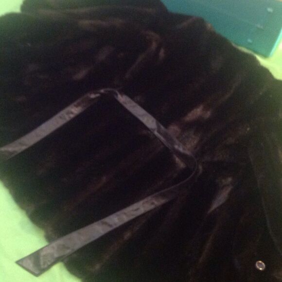 VINTAGE Dubrowsky & Joseph faux fur coat size 14? - Picture 6 of 8